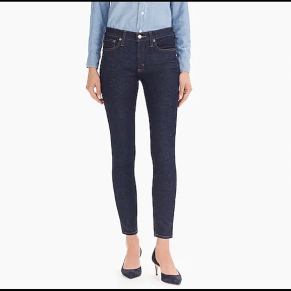 J. Crew Denim - J Crew 8" Toothpick Jeans 31 Denim Classic Blue